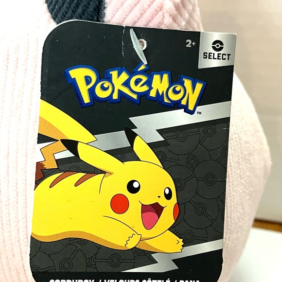 Pokémon 2022 7in Corduroy Jigglypuff Figure Pink New - Picture 4 of 7